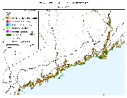 Sea Levei rise planning map of Fairfield, Connecticut