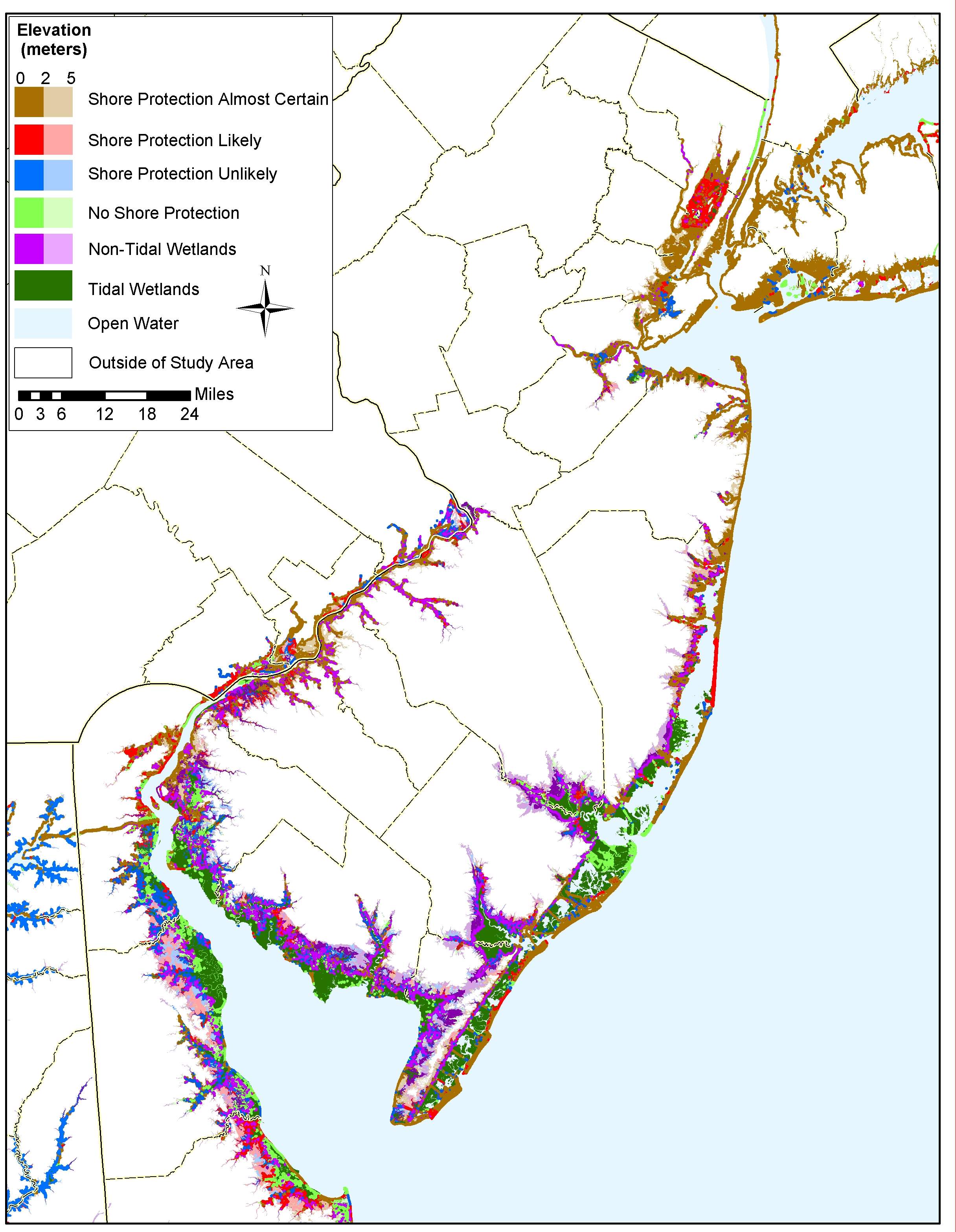 global warming maps sea of