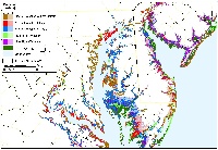 Maryland and adjacent aras: sea level rise planning map