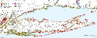 Long Island sea level rise planning map