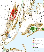 New York City: sea level rise planning map