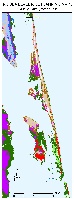 Northern Dare County, North Carolina. Sea level rise planning map